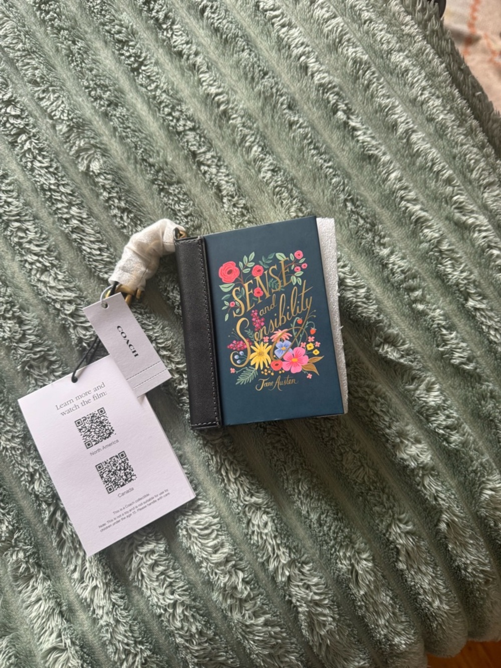 Coach Book Bag Charm - Sense and Sensibility NWT SOLD OUT